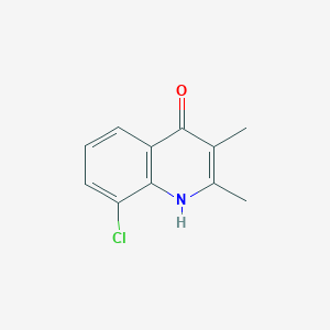 molecular formula C11H10ClNO B1457292 8-Chloro-2,3-dimethylquinolin-4-ol CAS No. 1203-48-1