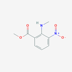 molecular formula C9H10N2O4 B1457294 Methyl 2-(methylamino)-3-nitrobenzoate CAS No. 913297-15-1
