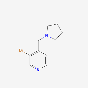 3-Bromo-4-(pyrrolidin-1-ylmethyl)pyridine