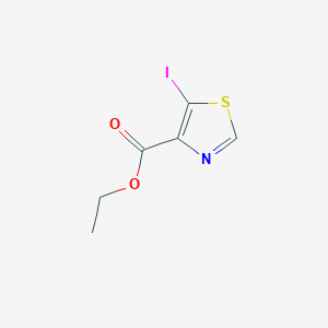 molecular formula C6H6INO2S B1457299 5-碘噻唑-4-甲酸乙酯 CAS No. 900530-64-5