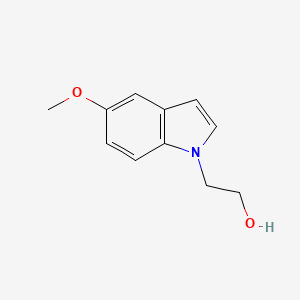 molecular formula C11H13NO2 B1457300 1H-Indole-1-ethanol, 5-methoxy- CAS No. 714912-36-4