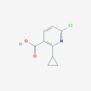 6-Chloro-2-cyclopropylnicotinic acid