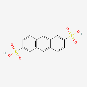molecular formula C14H10O6S2 B14573020 2,6-Anthracenedisulfonic acid CAS No. 61736-95-6
