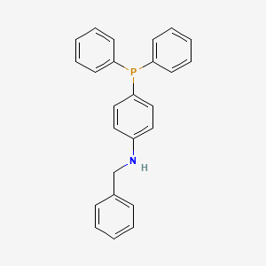 molecular formula C25H22NP B14573035 N-Benzyl-4-(diphenylphosphanyl)aniline CAS No. 61564-27-0