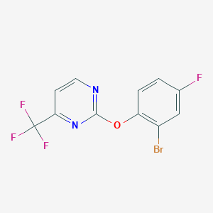 2-(2-Bromo-4-fluorophenoxy)-4-(trifluoromethyl)pyrimidine