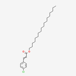 molecular formula C27H43ClO2 B14573067 Octadecyl 3-(4-chlorophenyl)prop-2-enoate CAS No. 61415-13-2
