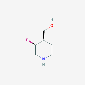 [(3S,4R)-rel-3-Fluoropiperidin-4-yl]methanol
