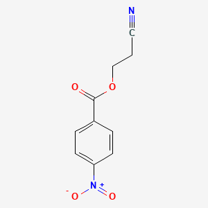 molecular formula C10H8N2O4 B14573131 2-Cyanoethyl 4-nitrobenzoate CAS No. 61273-17-4