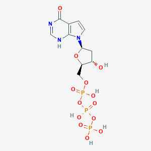molecular formula C11H16N3O13P3 B145732 7-Deaza-2'-deoxyinosine triphosphate CAS No. 136120-28-0