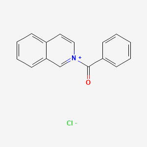 molecular formula C16H12ClNO B14573217 2-Benzoylisoquinolin-2-ium chloride CAS No. 61206-56-2