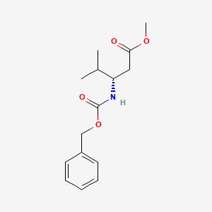 (S)-Methyl 3-(((benzyloxy)carbonyl)amino)-4-methylpentanoate