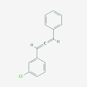 molecular formula C15H11Cl B14573230 1-Chloro-3-(3-phenylpropadienyl)benzene CAS No. 61692-99-7
