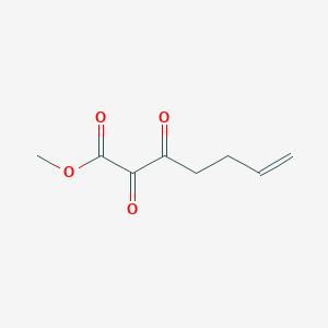 molecular formula C8H10O4 B14573262 Methyl 2,3-dioxohept-6-enoate CAS No. 61599-90-4