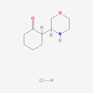 2-(Morpholin-3-yl)cyclohexan-1-one hydrochloride