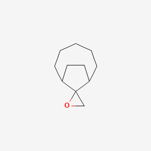 molecular formula C11H18O B14573370 Spiro[bicyclo[5.2.1]decane-10,2'-oxirane] CAS No. 61244-46-0