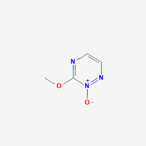 molecular formula C4H5N3O2 B14573428 3-Methoxy-2-oxo-1,2lambda~5~,4-triazine CAS No. 61178-03-8