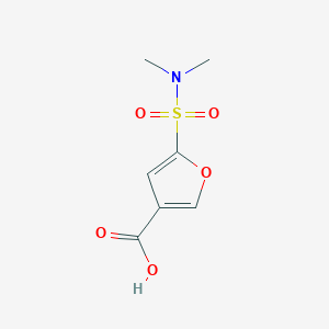 5-(Dimethylsulfamoyl)furan-3-carboxylic acid