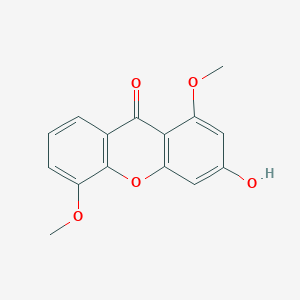 molecular formula C15H12O5 B14573577 3-Hydroxy-1,5-dimethoxy-9H-xanthen-9-one CAS No. 61243-74-1