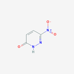 molecular formula C4H3N3O3 B14573627 6-Nitropyridazin-3(2H)-one CAS No. 61468-82-4