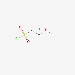 molecular formula C4H9ClO3S B1457364 2-Methoxypropane-1-sulfonyl chloride CAS No. 1226508-20-8