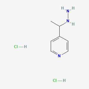 4-(1-Hydrazinoethyl)pyridine dihydrochloride