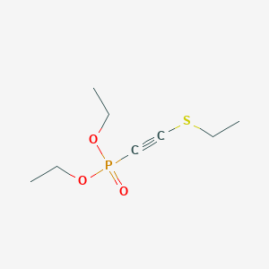 molecular formula C8H15O3PS B14573922 Diethyl [(ethylsulfanyl)ethynyl]phosphonate CAS No. 61609-59-4