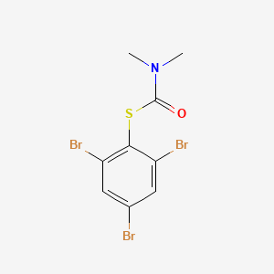 molecular formula C9H8Br3NOS B14573956 S-(2,4,6-Tribromophenyl) dimethylcarbamothioate CAS No. 61268-36-8