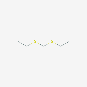 molecular formula C5H12S2 B014574 双(乙硫基)甲烷 CAS No. 4396-19-4