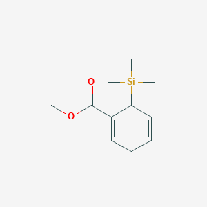molecular formula C11H18O2Si B14574022 Methyl 6-(trimethylsilyl)cyclohexa-1,4-diene-1-carboxylate CAS No. 61518-40-9