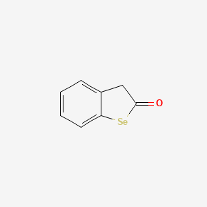 molecular formula C8H6OSe B14574112 1-Benzoselenophen-2(3H)-one CAS No. 61629-30-9