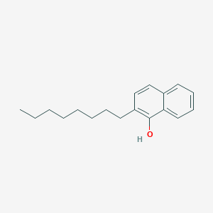 molecular formula C18H24O B14574157 2-Octylnaphthalen-1-OL CAS No. 61736-06-9