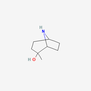 molecular formula C8H15NO B1457422 2-Hydroxy-2-methyl-8-azabicyclo[3.2.1]octane CAS No. 1419101-14-6