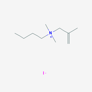 molecular formula C10H22IN B14574263 N,N-Dimethyl-N-(2-methylprop-2-en-1-yl)butan-1-aminium iodide CAS No. 61307-96-8