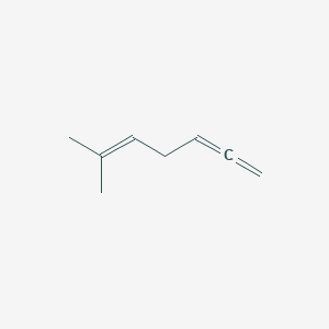 molecular formula C8H12 B14574271 6-Methylhepta-1,2,5-triene CAS No. 61685-07-2