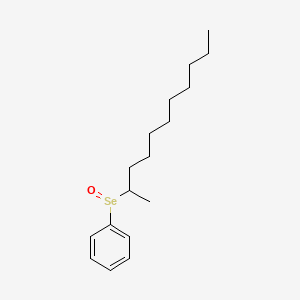 molecular formula C17H28OSe B14574277 (Undecane-2-seleninyl)benzene CAS No. 61539-80-8