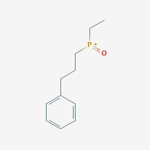 molecular formula C11H16OP+ B14574291 Ethyl(oxo)(3-phenylpropyl)phosphanium CAS No. 61388-07-6