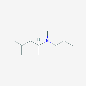 molecular formula C10H21N B14574378 N,4-Dimethyl-N-propylpent-4-en-2-amine CAS No. 61308-05-2