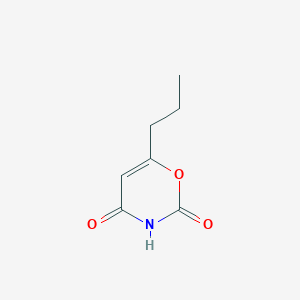 molecular formula C7H9NO3 B14574538 2H-1,3-Oxazine-2,4(3H)-dione, 6-propyl- CAS No. 61736-42-3