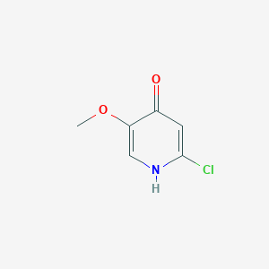 molecular formula C6H6ClNO2 B1457454 2-Chloro-5-methoxypyridin-4-OL CAS No. 1196145-74-0