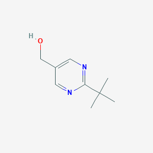 molecular formula C9H14N2O B145746 (2-Tert-butylpyrimidin-5-yl)methanol CAS No. 126230-74-8