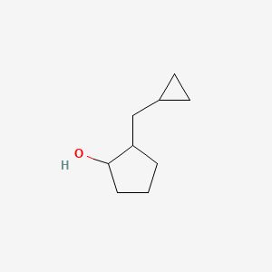 molecular formula C9H16O B1457469 2-(Cyclopropylmethyl)cyclopentan-1-ol CAS No. 1507258-23-2
