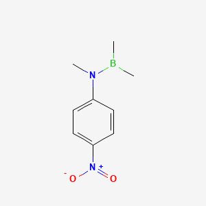 molecular formula C9H13BN2O2 B14574766 N,1,1-Trimethyl-N-(4-nitrophenyl)boranamine CAS No. 61373-38-4
