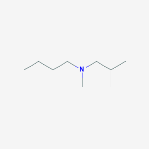 molecular formula C9H19N B14574787 N-Methyl-N-(2-methylprop-2-en-1-yl)butan-1-amine CAS No. 61308-12-1