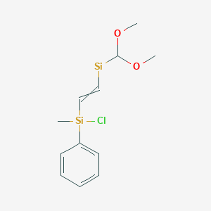 molecular formula C12H17ClO2Si2 B14574854 CID 78065855 