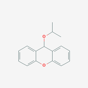 molecular formula C16H16O2 B14574977 9-[(Propan-2-yl)oxy]-9H-xanthene CAS No. 61307-88-8