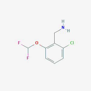 2-Chloro-6-(difluoromethoxy)benzyl amine
