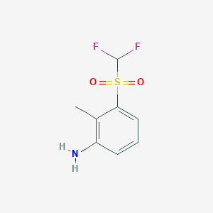 3-Difluoromethanesulfonyl-2-methylaniline