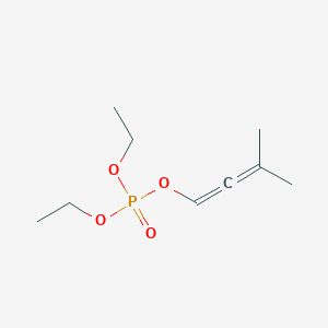 molecular formula C9H17O4P B14575030 Diethyl 3-methylbuta-1,2-dien-1-yl phosphate CAS No. 61570-68-1