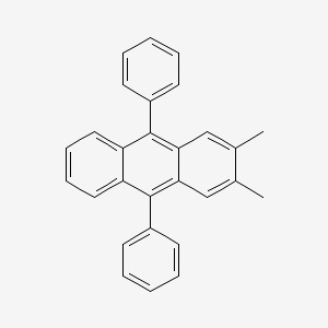 molecular formula C28H22 B14575081 2,3-Dimethyl-9,10-diphenylanthracene CAS No. 61415-64-3