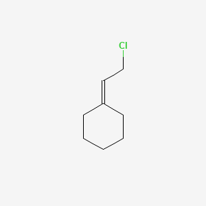 molecular formula C8H13Cl B14575085 (2-Chloroethylidene)cyclohexane CAS No. 61638-81-1